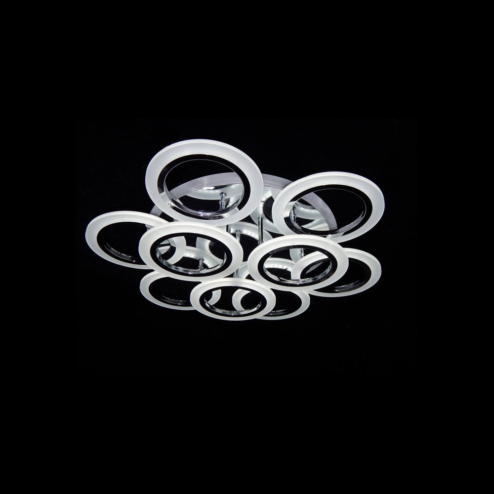 

Светодиодная LED люстра с подсветкой и регулировкой яркости LS-4966-6-3 CH
