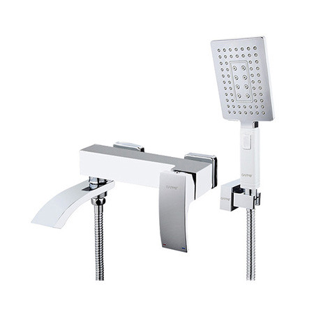 

Смеситель для ванны Gappo Jacob G3207-8 белый/хром