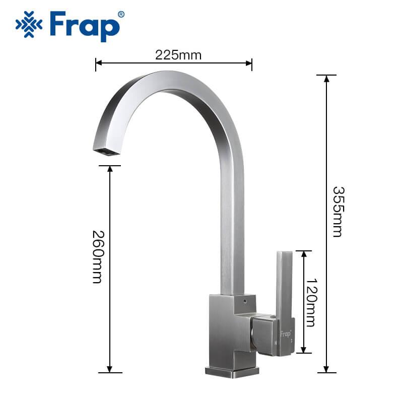 

Смеситель для кухни Frap F4052-5 хром мат Н50/52