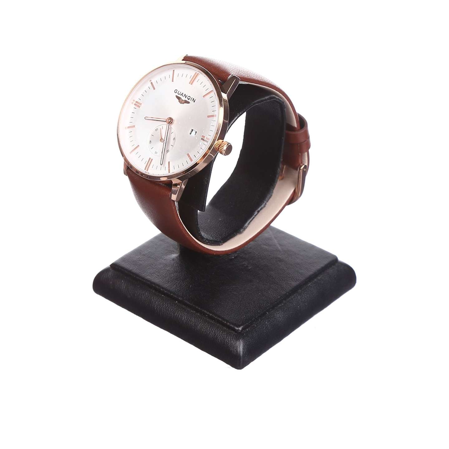 

Часы Guanqin Gold-White-Brown GQ13001 CL