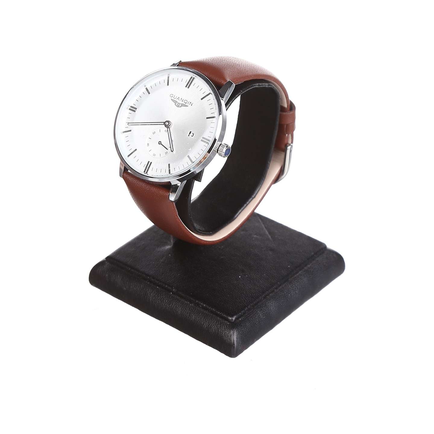 

Часы Guanqin Silver-White-Brown GQ13001 CL