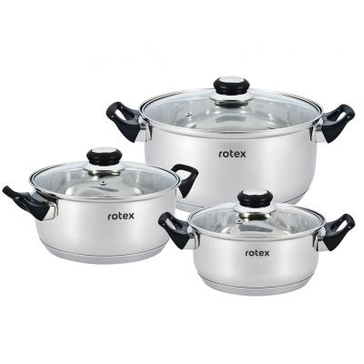 

Набор посуды Rotex Bergamo 6 предметов (RC011-6L)