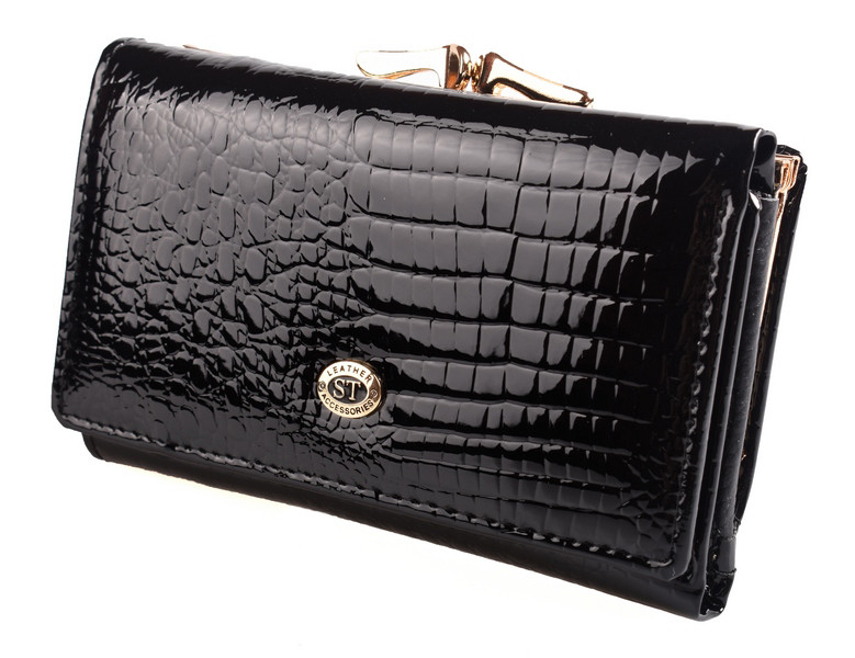 

Женский кожаный кошелек ST S1201A Black