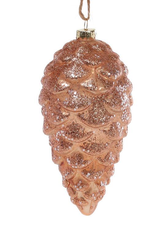 

Елочное украшение "Шишка" коричневая 15 см, набор 6 шт (172259)