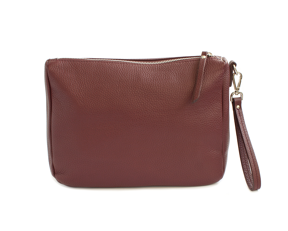 

Клатч-косметичка из натуральной кожи цвета бургунди Gianni Chiarini BC 1476-395-ADR (1476-395-ADR)