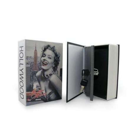 

Книга, книжка сейф на ключе, металл, 180х115х55м BookSafe