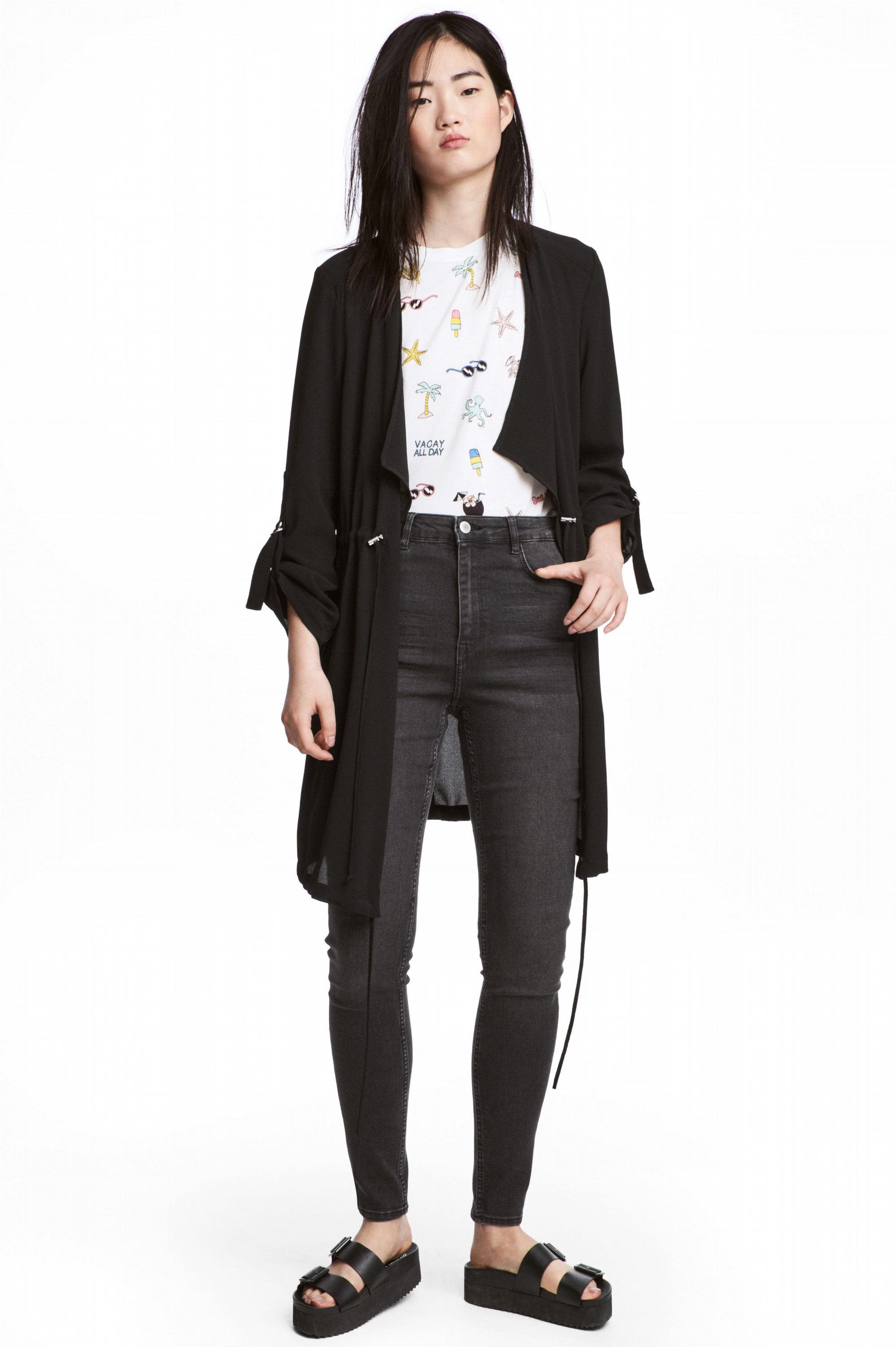 

Накидка H&M XAZ129568NEUM 42 Черная