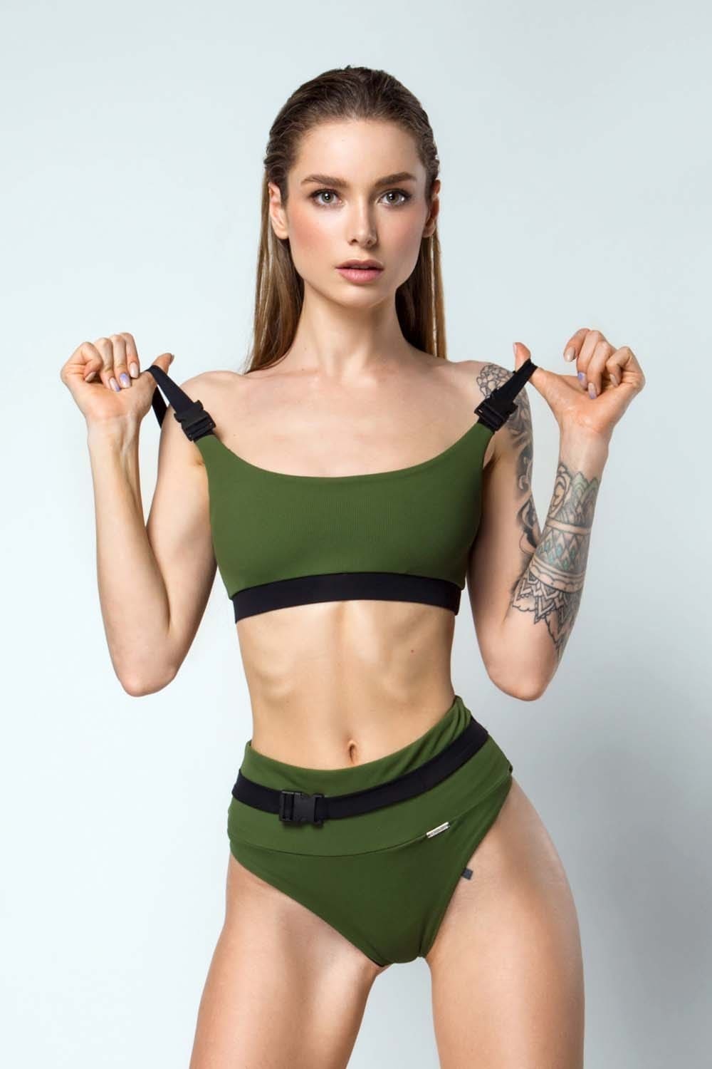 

Топ Designed for Fitness Bali Baby Khaki (L зеленый)