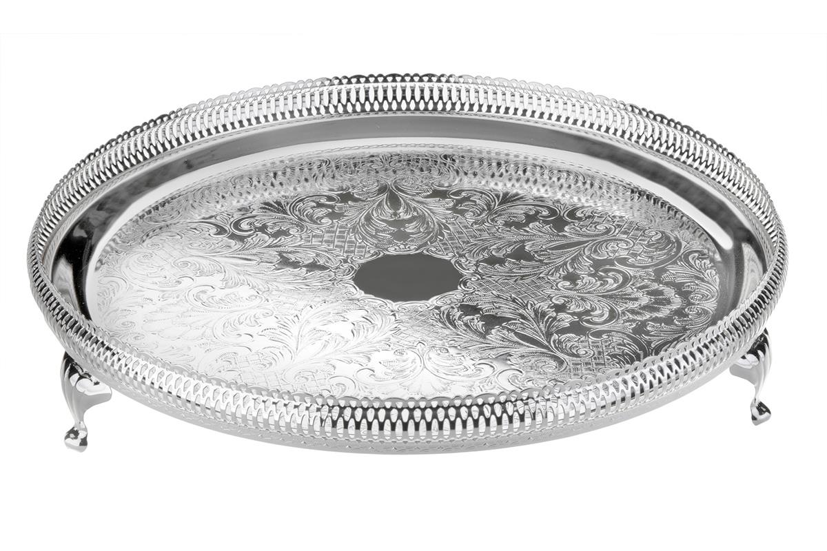 

Блюдо круглое на ножках Queen Anne (0-6391) (Ø35,5 см.)