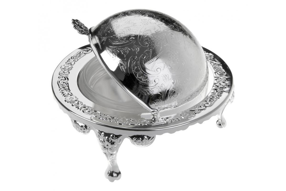 

Масленка с крышкой на ножках Queen Anne (0-6500-2) (14 х 11,5 х 11,5 см.)