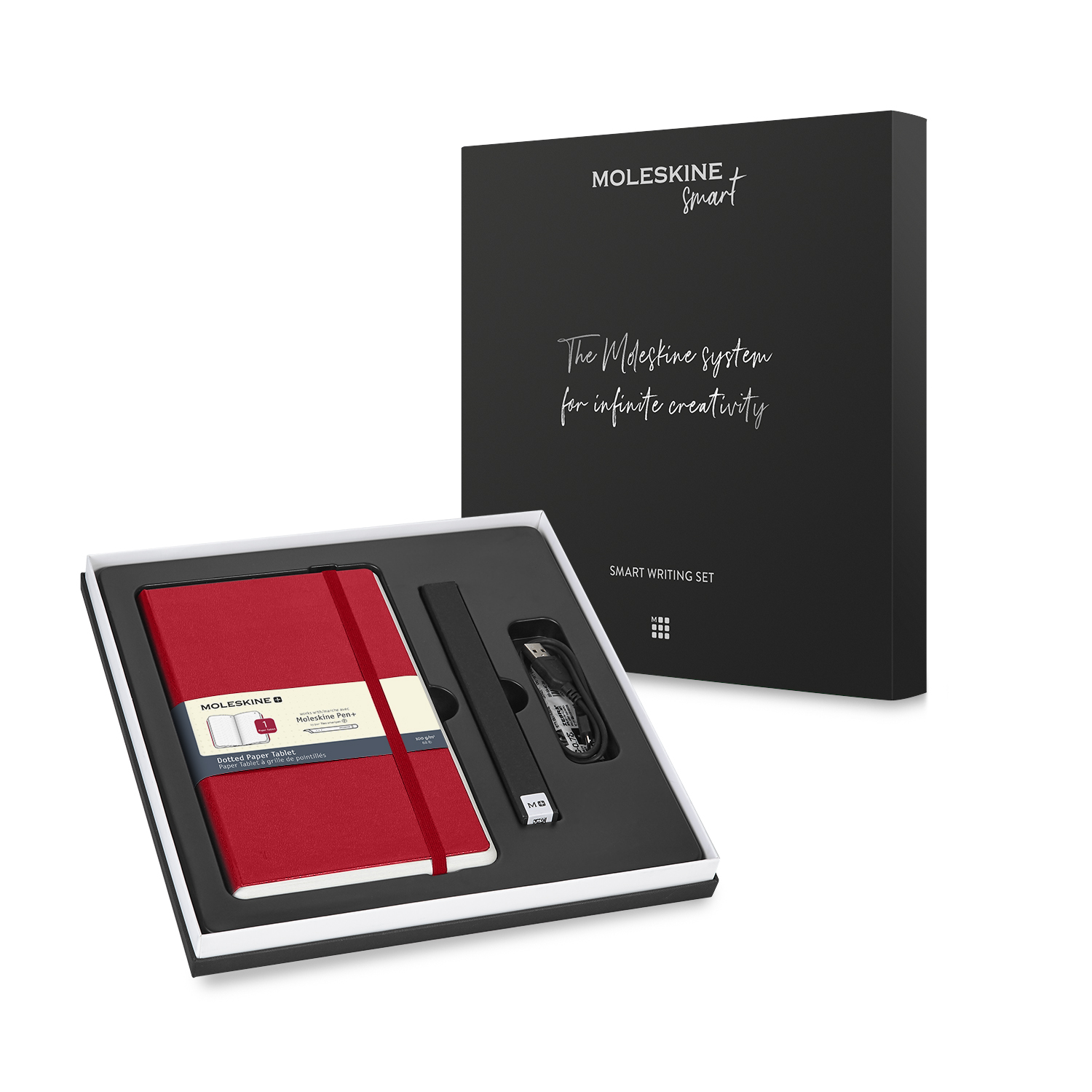 

Набір Moleskine Smart Writing Set Ellipse (Smart Pen + Paper Tablet Точка Червоний) (8056420858853)