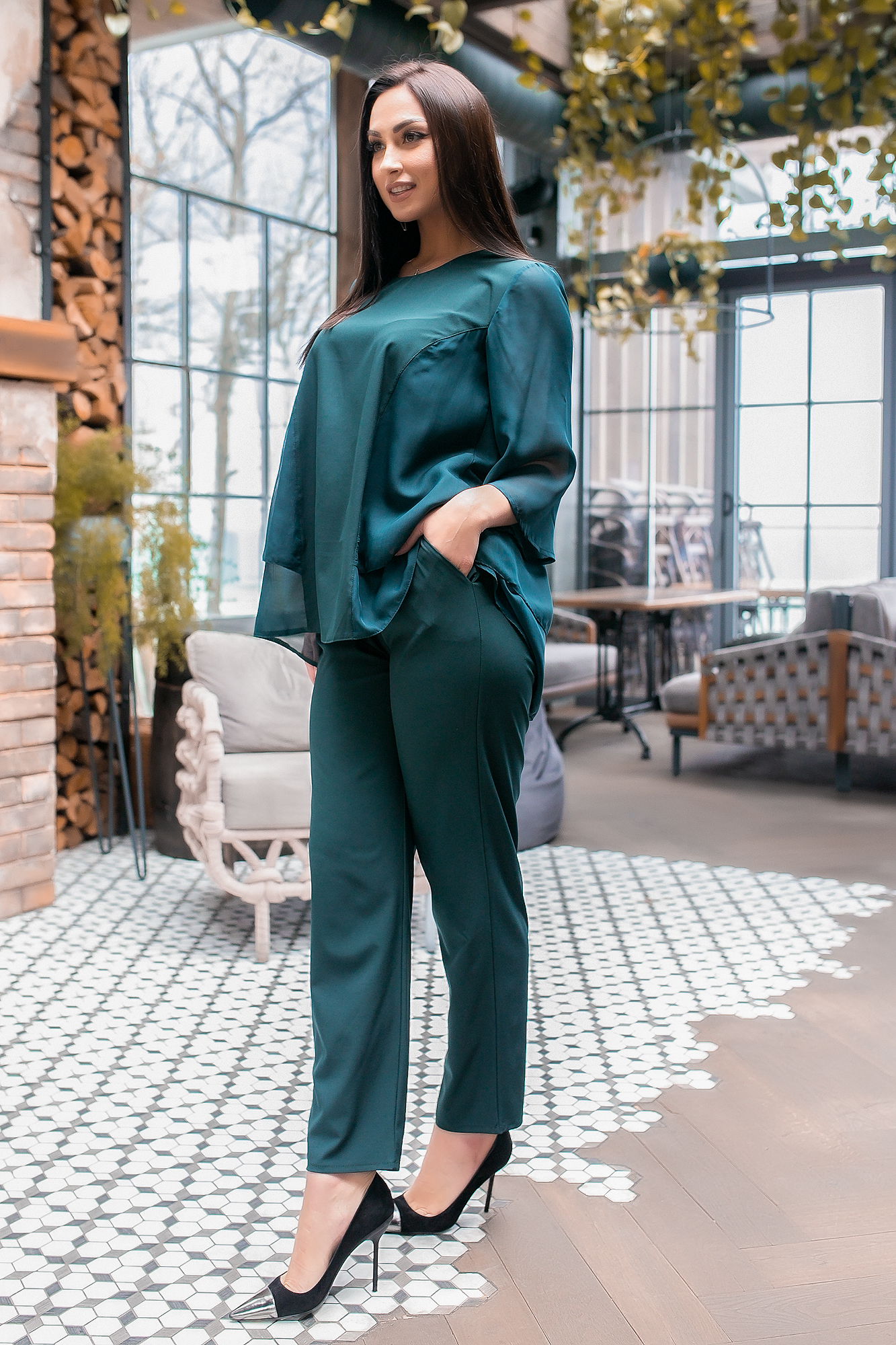 

Костюм MANOVI 287/1 56-58 Темно-зеленый