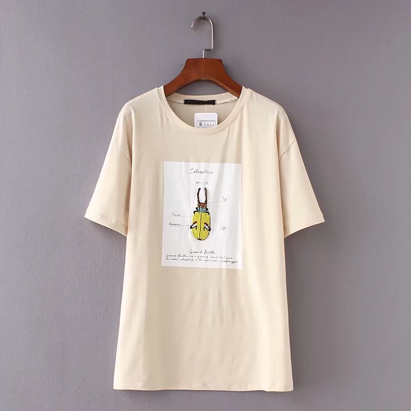

Футболка женская Coleoptera Berni Fashion (M) Бежевый