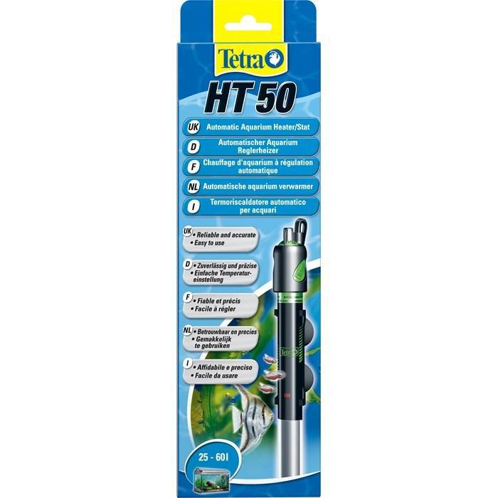 

Обогреватель с терморегулятором Tetratec HT 50 для аквариума 25-60 л.