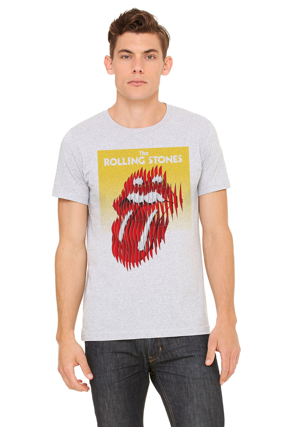 

Футболка Rolling Stones OWEAR 126AS XXL(54) Светло-серый меланж