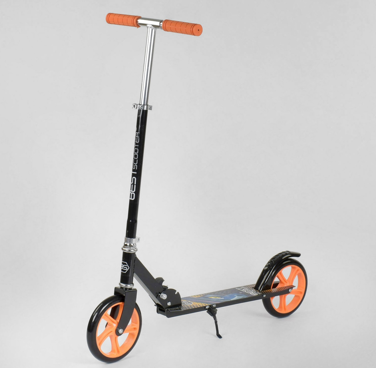 

Самокат двухколесный Best Scooter 42714 чёрный