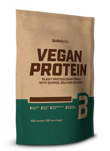 

Соевый протеин Biotech Vegan Protein 500 г (ванильное печенье)
