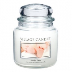 

Свеча Village Candle Свеча Пудровая Свежесть 389г (время горения до 105 часов)