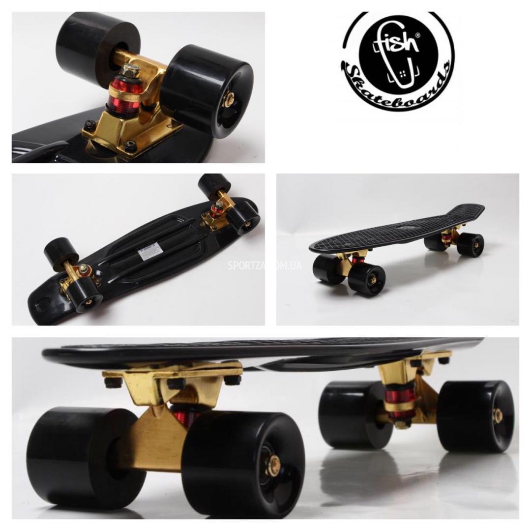 

Penny Board "Fish" Gold подвеска