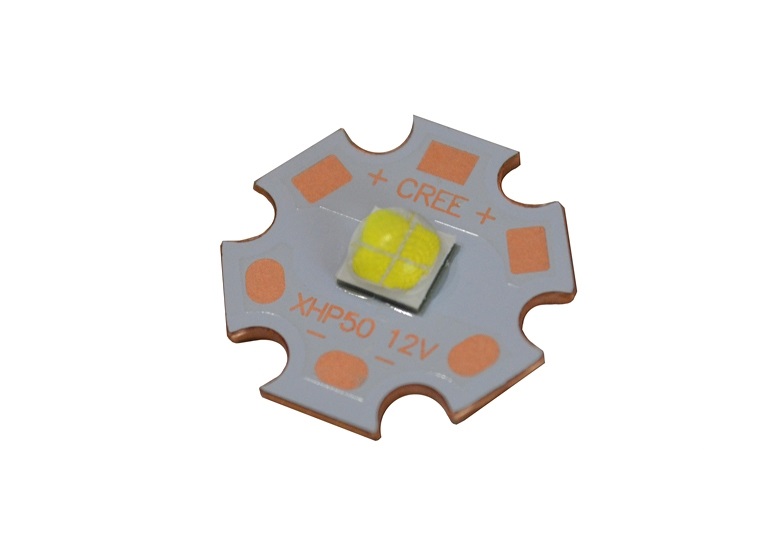 

Сверхъяркий светодиод Cree XHP50 Star 19Вт White (5000К) 3123101