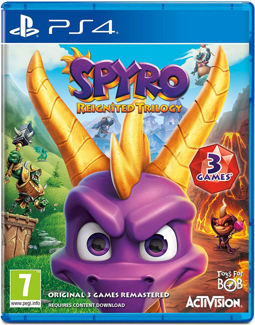 Акція на Игра Spyro Reignited Trilogy для PS4 (Blu-ray диск, English version) від Rozetka UA