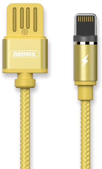 

Кабель Remax Gravity series Magnetic cable Lightning Data/Charge 1 м Gold (RC-095I-GOLD)