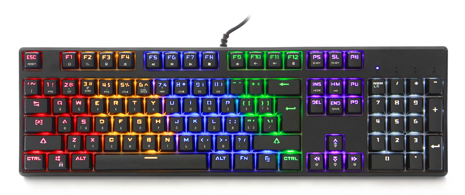 

Клавиатура проводная MOTOSPEED CK107 (K96) USB ENG, UKR, RUS Outemu Red, (mtk96mr)