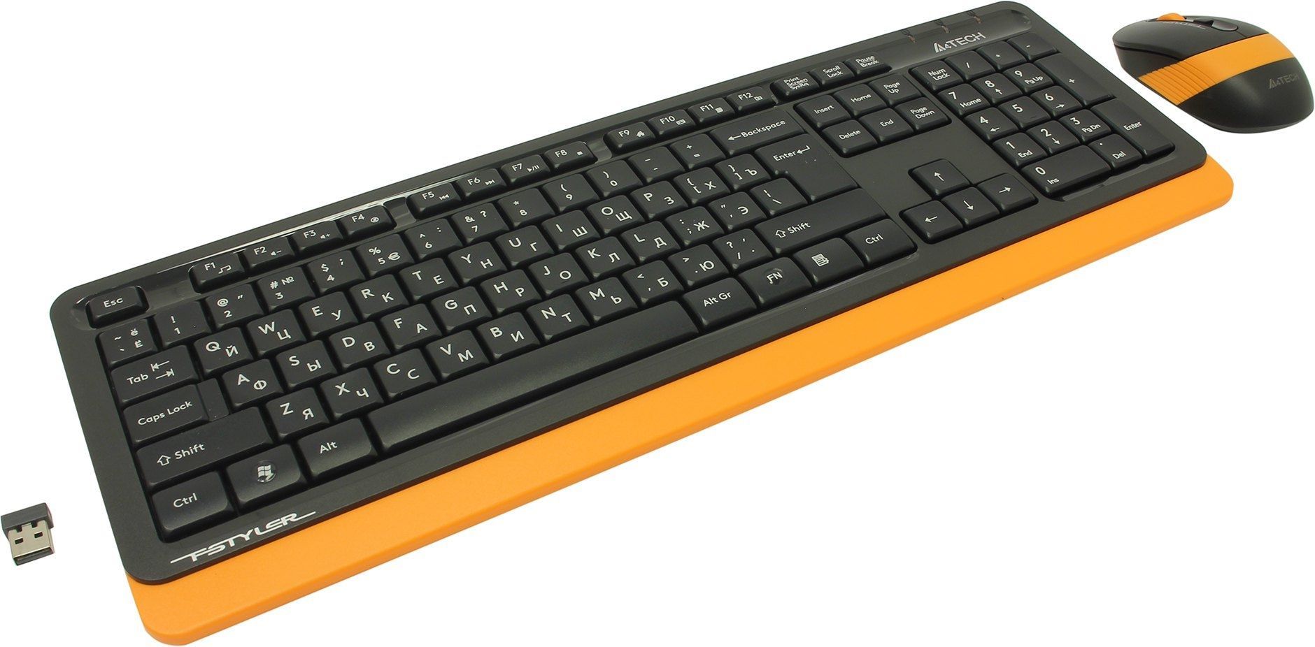 

Комплект (клавиатура, мышь) беспроводной A4Tech Bloody FG1010 Orange USB