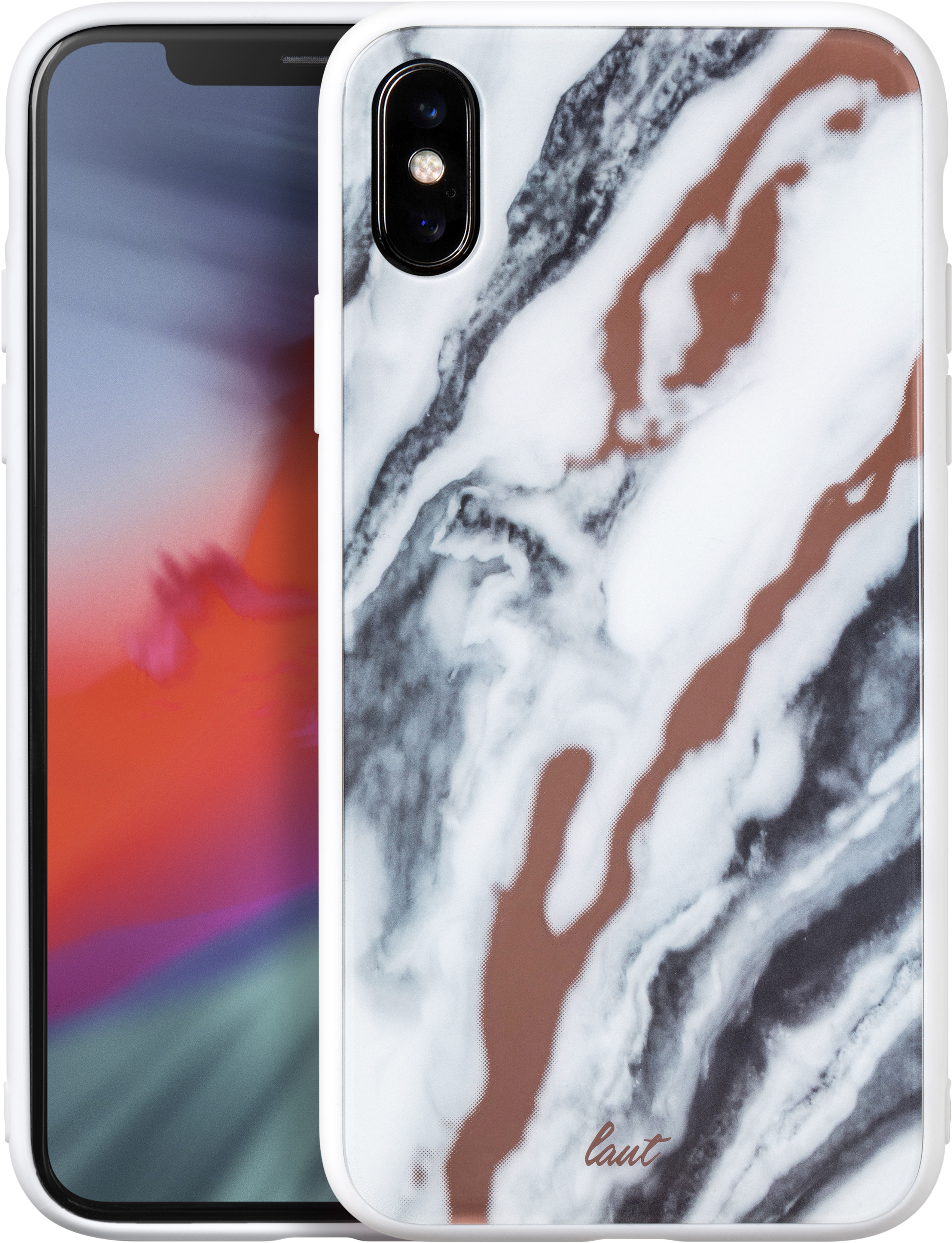 

Панель Laut Mineral Glass для Apple iPhone Xs Max White (LAUT_IP18-L_MG_MW)