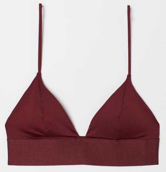 

Верхняя часть купальника H&M 0684340 40 Бордовая