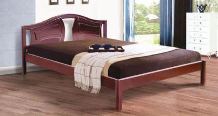 

Двуспальная кровать МИКС-Мебель Марго 160*200 Тёмный орех