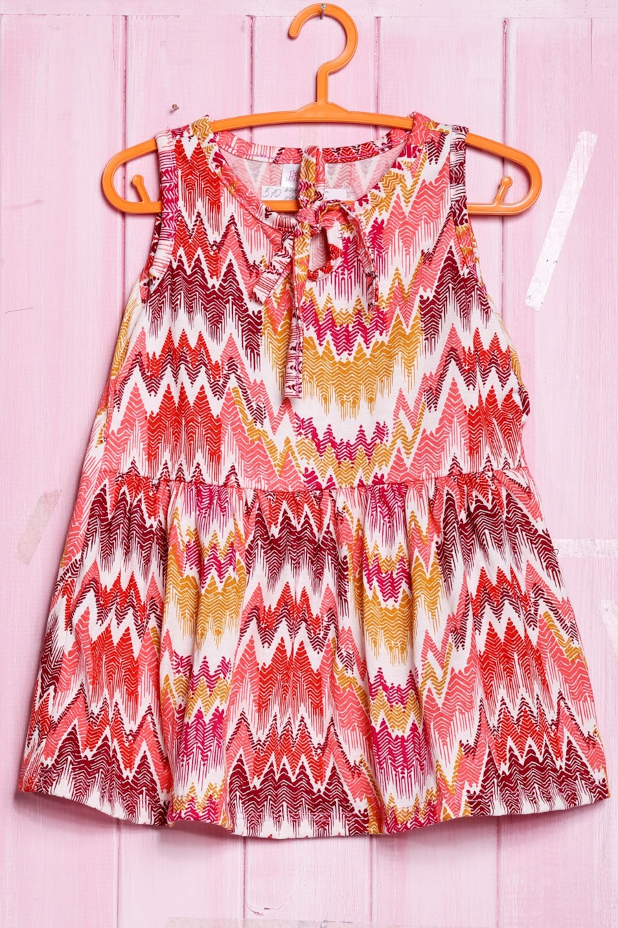 

Платье Little Miss Attitude 92(см) Коралловый микс (56387)