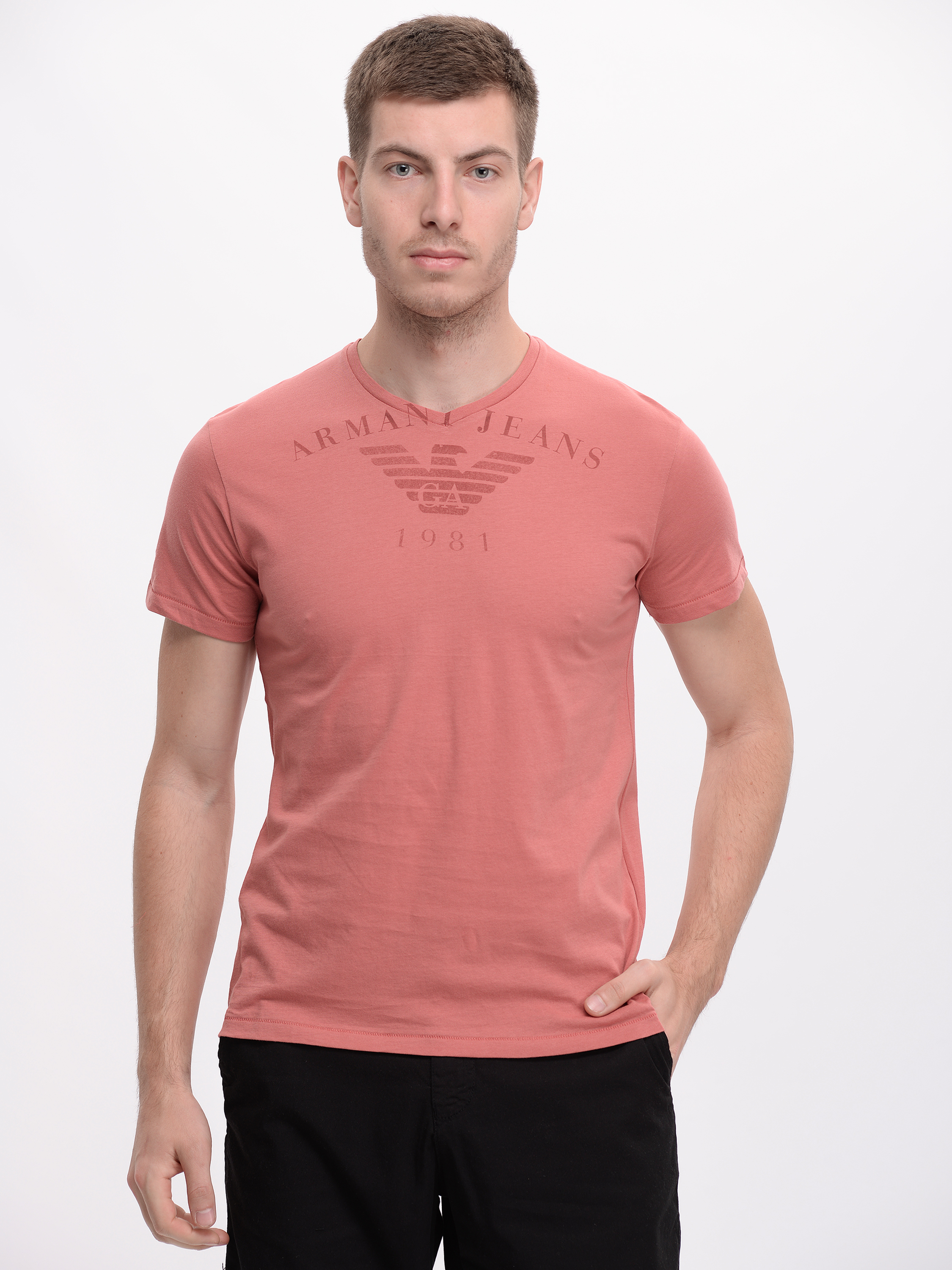 

Футболка Armani Jeans 5034.2 L (48) Светло-терракотовая