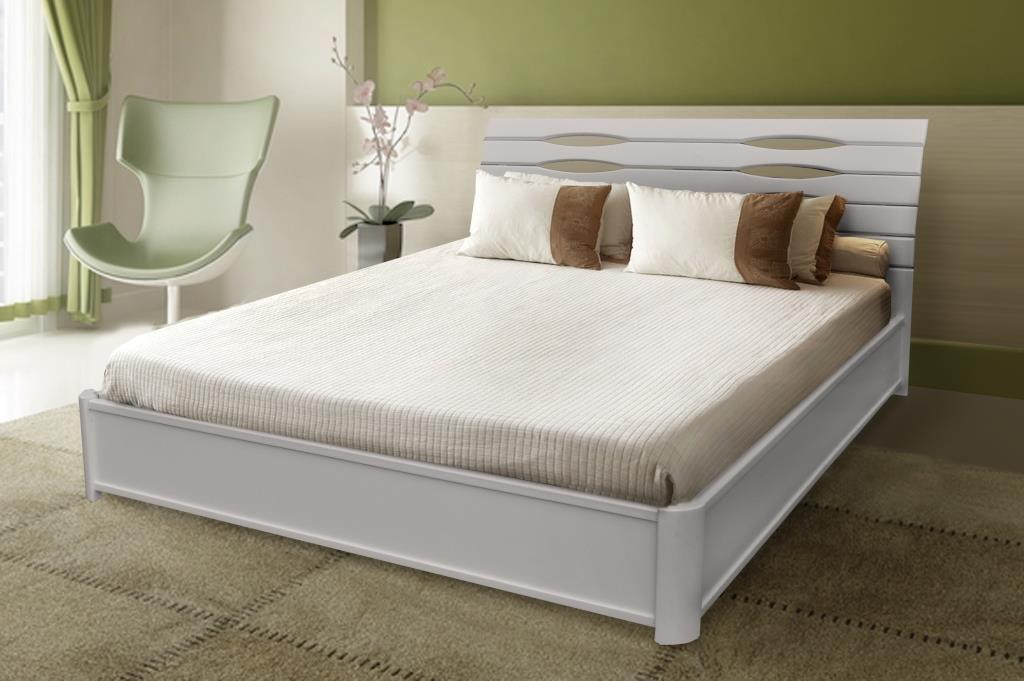 

Двуспальная кровать МИКС-Мебель Мария Люкс 160*200 Белый с подъемным механизмом