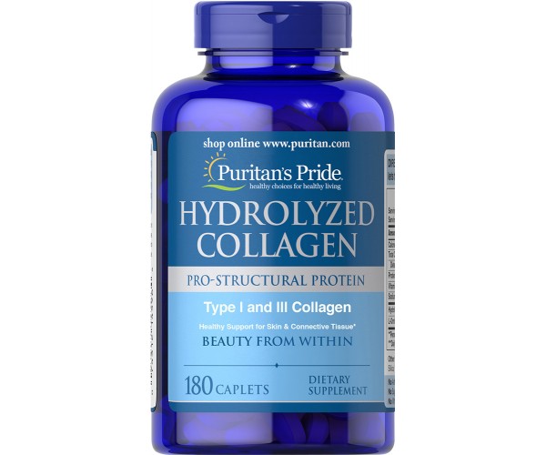 

Препарат для восстановления суставов и связок Puritan's Pride Hydrolyzed Collagen 180 капсул (336965)