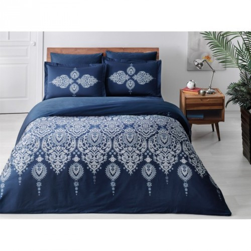 

Комплект постельного белья TAC Delux Rodas Blue Евро