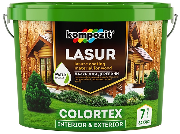

Лазурь для дерева Kompozit COLORTEX (2.5 л) палисандр