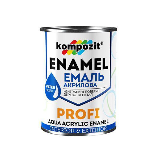 

Эмаль акриловая Kompozit Profi (0.8 л) Белая Глянцевая