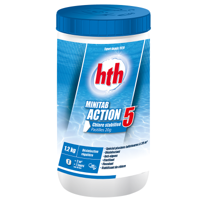 

Медленно растворимые таблетки HTH MINITAB 20гр Action 5в1, 1,2 кг