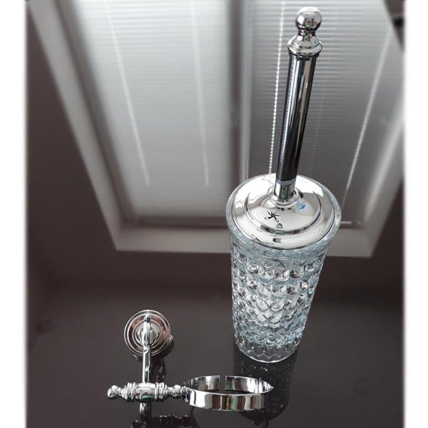 

Туалетный ершик Kugu Versace 205c хром (27211)