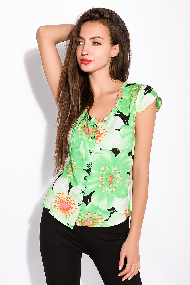 

Блуза женская Time of Style 118P034 40 Салатовый