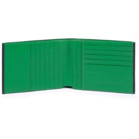 

Портмоне Piquadro SPLASH/Black-Green PU1241SPLR_NV черный
