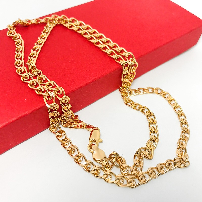 

Цепочка Лав 50 см. (медицинское золото) (8837)