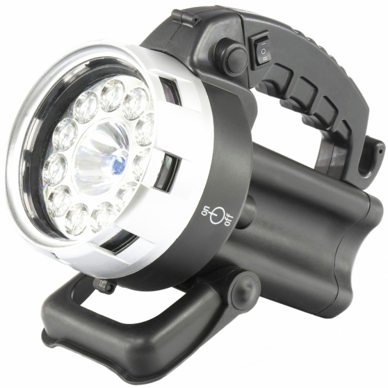 

Фонарик STERN поисковый, аккумуляторный, галоген 25W + 11 светодиодов (90532)