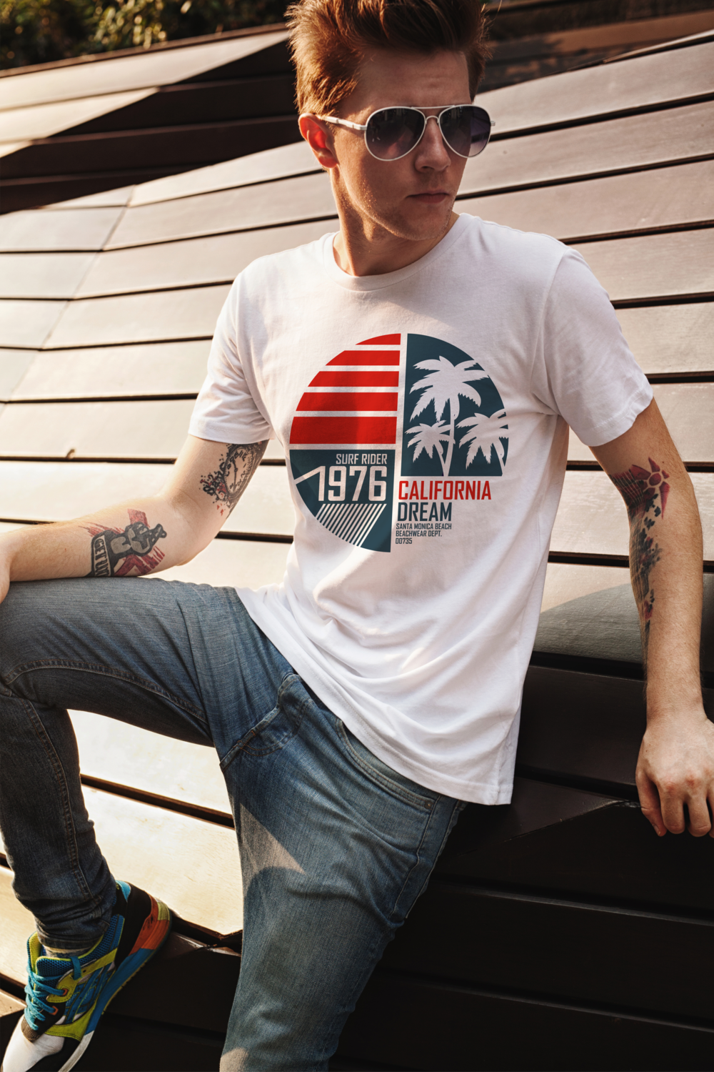 

Футболка OLDISEN мужская “California” – XL | 50-52 MFK-217XL