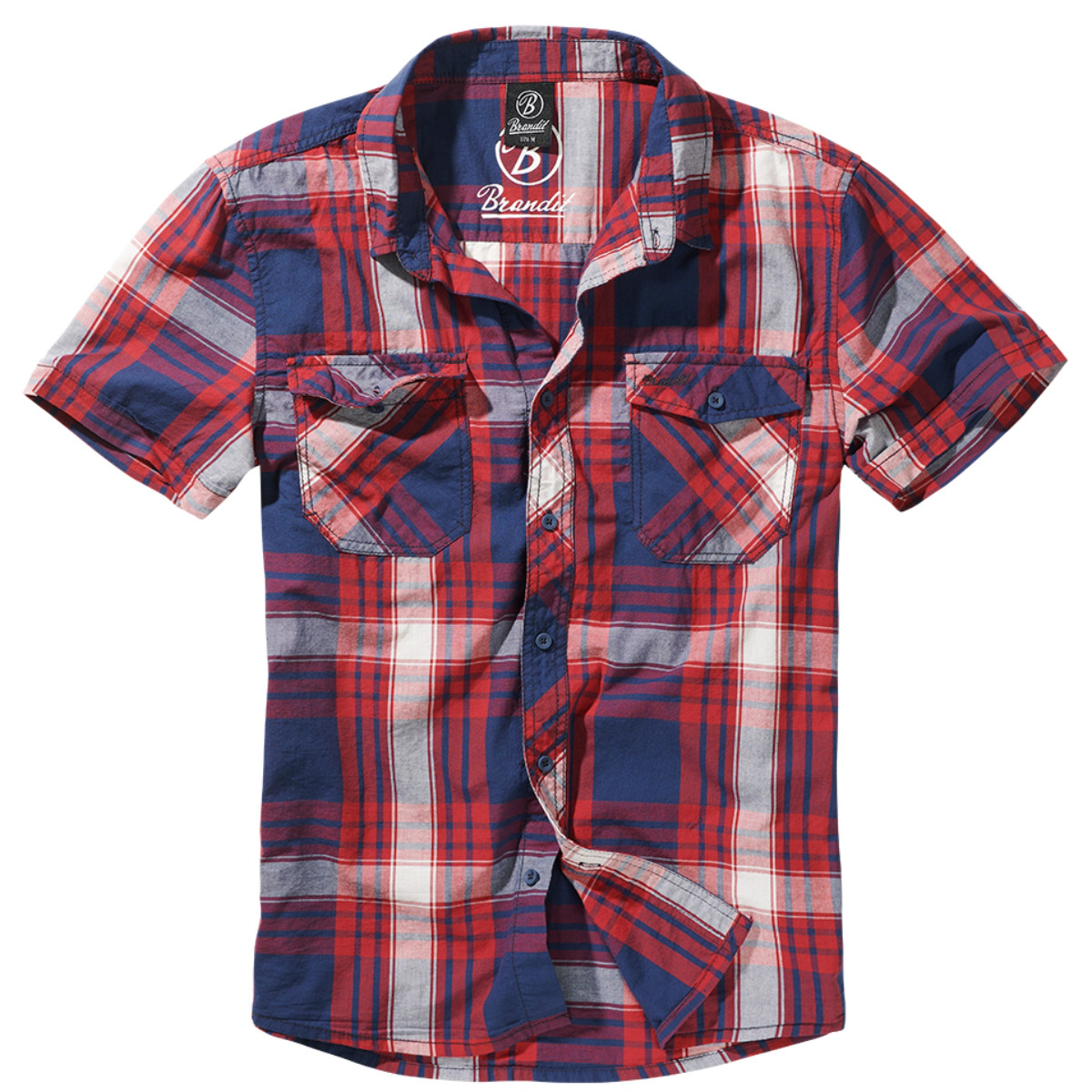 

Рубашка в клетку мужская Brandit Roadstar RED-NAVY-WHITE, Рубашка в клетку мужская Brandit Roadstar RED-NAVY-WHITE (L)