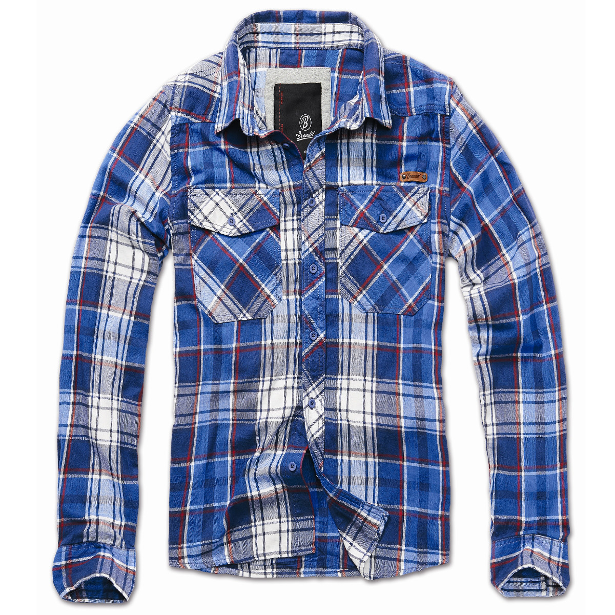 

Рубашка в клетку мужская Brandit Check NAVY, Рубашка в клетку мужская Brandit Check NAVY (S)