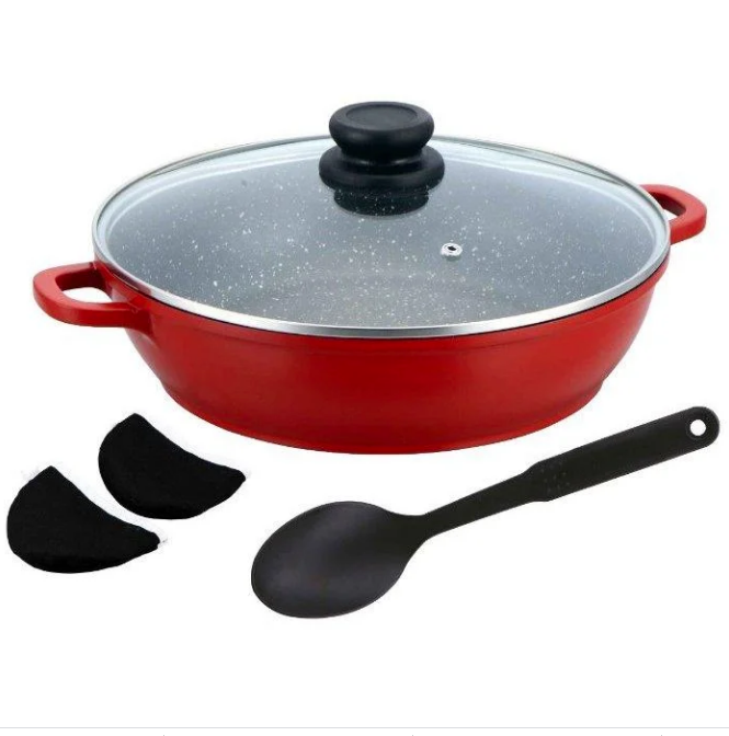 

Сотейник 28 см Rainstahl RS-5800-28-red