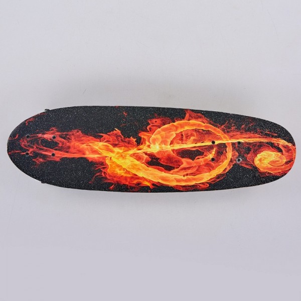 

Скейтборд в сборе (роликовая доска) YW-2808-2 Black/Red (PS00560)