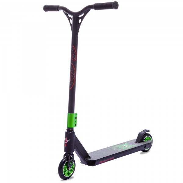 

Самокат трюковый с алюминиевыми колесами D09 Green (PS00249)